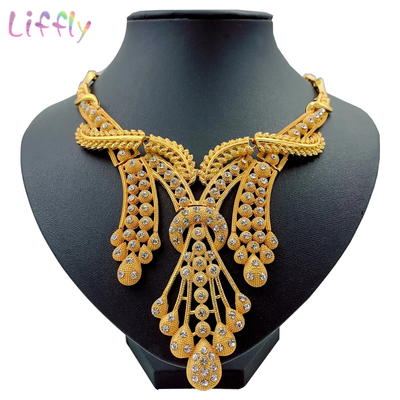 Новый набор украшений из африканского золота серьги кольцо браслет многослойное