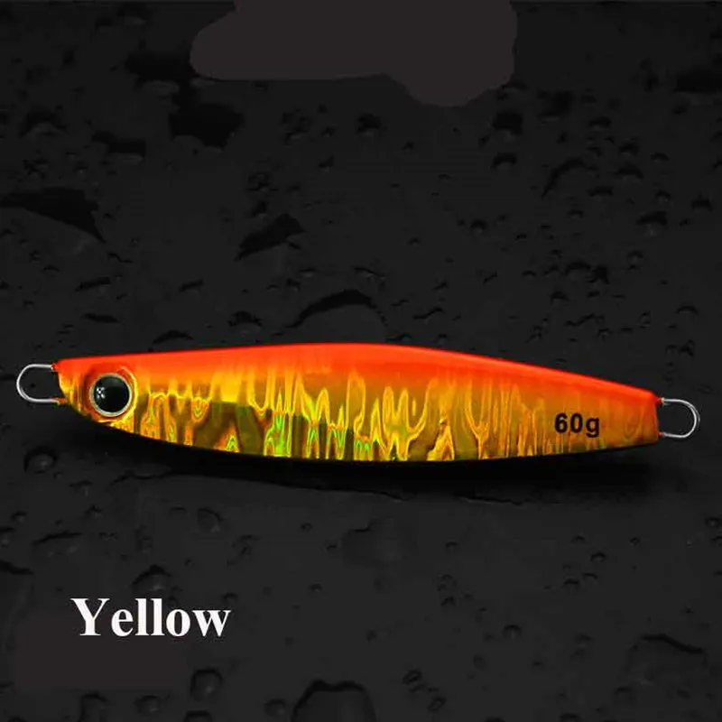Casfun Shore Jigging Slow Jig 30 г 40 60 5 шт./лот японская Лазерная конструкция длинный
