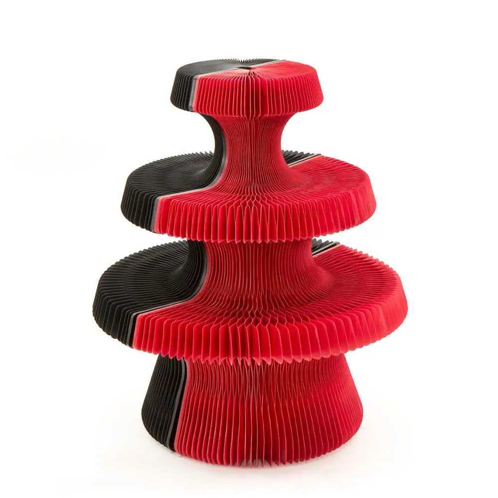 Ihpaper индивидуальная Складная витрина трехслойная круглая для выставок торговый