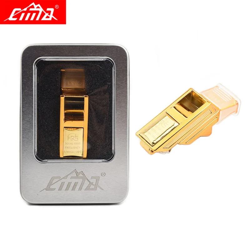 

Gold Football Referee Whistle Professional Volleyball Basketball Rugby Sports Outdoor Survival Camping Soccer Coach Whistle