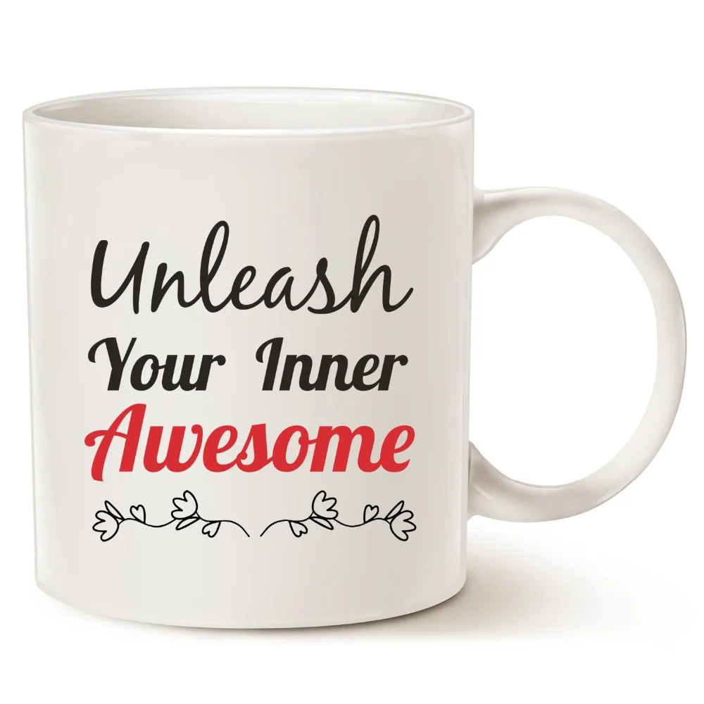 Забавная вдохновляющая кружка рождественские подарки раскрывающая внутренняя