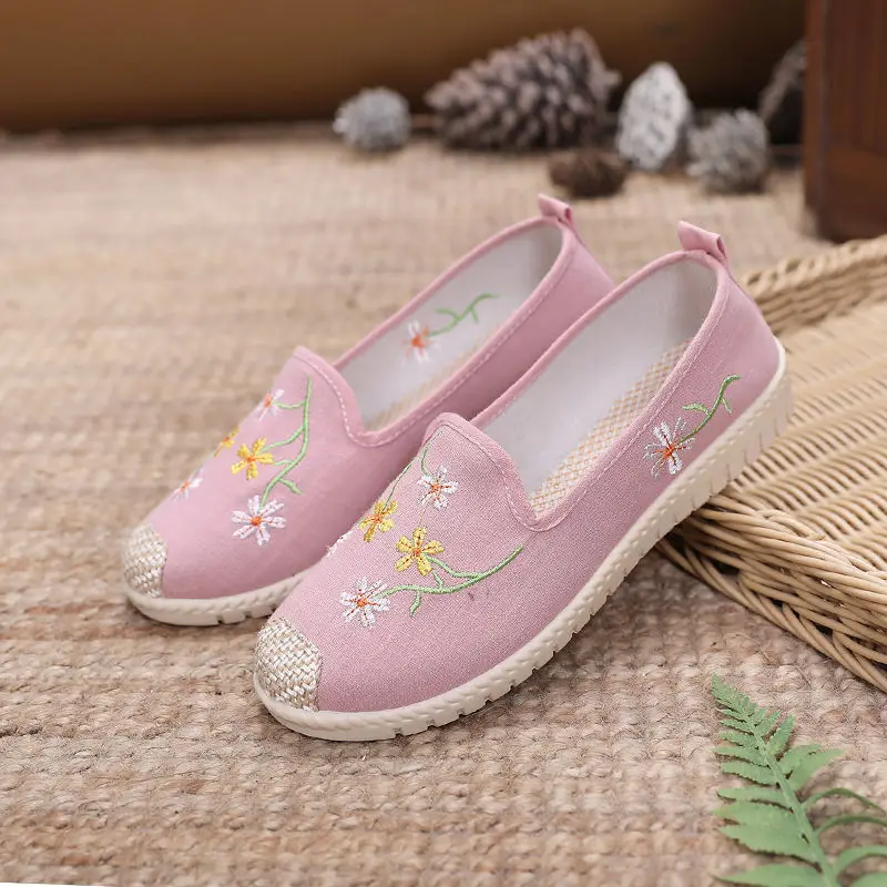 Tenis Feminino Women Flats Shoes Platform Casual Sneakers Ladies Mesh Breathable Slip On Shoe 2021 Summer Fashion Female Walking