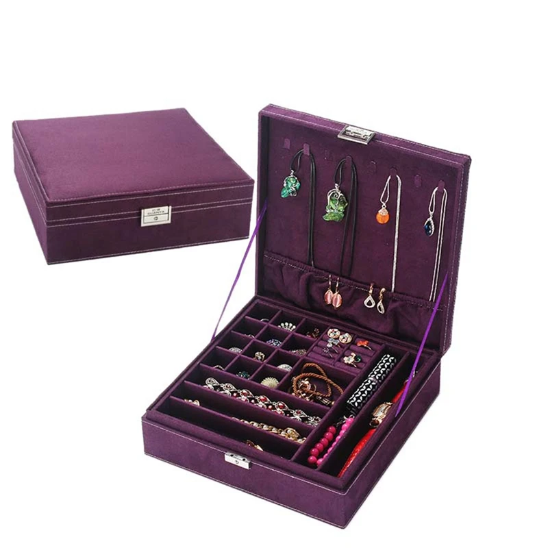 A4 Элегантная коробка для хранения косметики, органайзер для глаз, палитра, органайзер для хранения, настольный макияж, Европейский ретро контейнер для ювелирных изделий - Цвет: A4