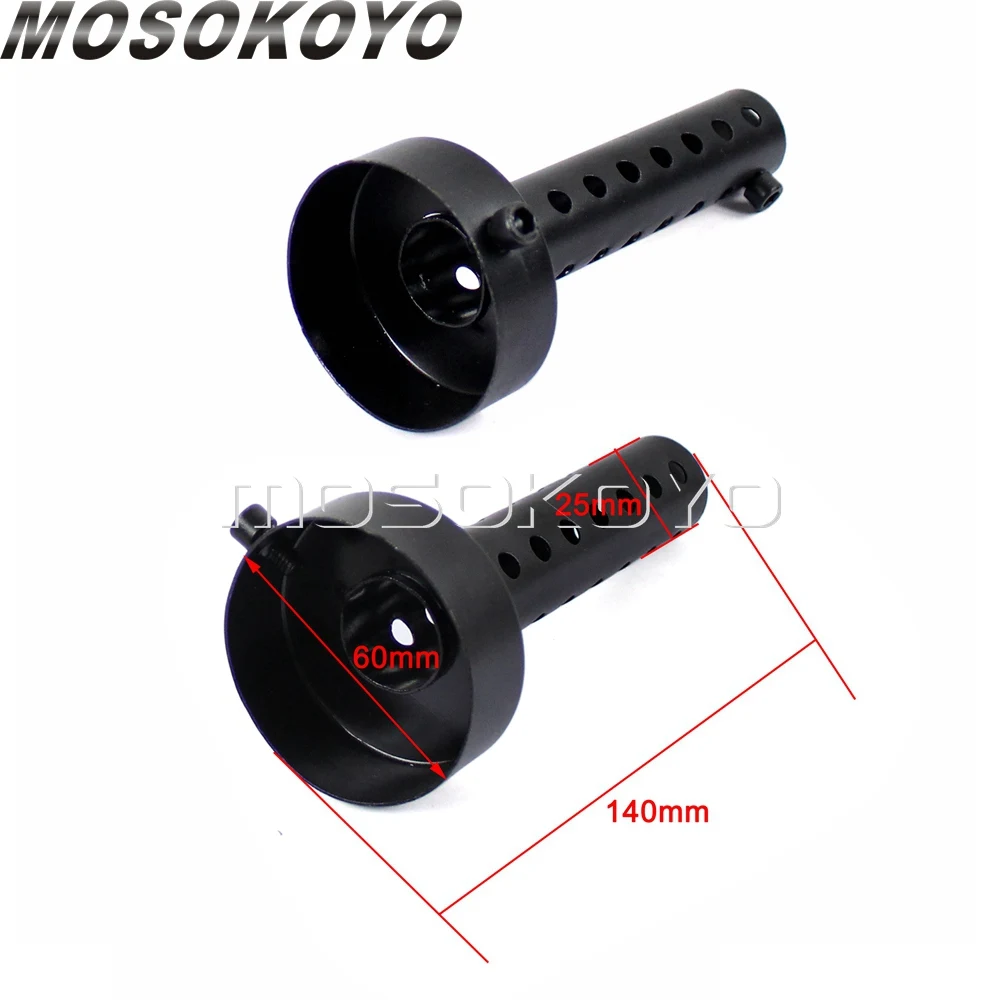 Универсальный глушитель для мотоцикла диаметром 35 мм/42 мм/45 мм/48 мм/60 мм