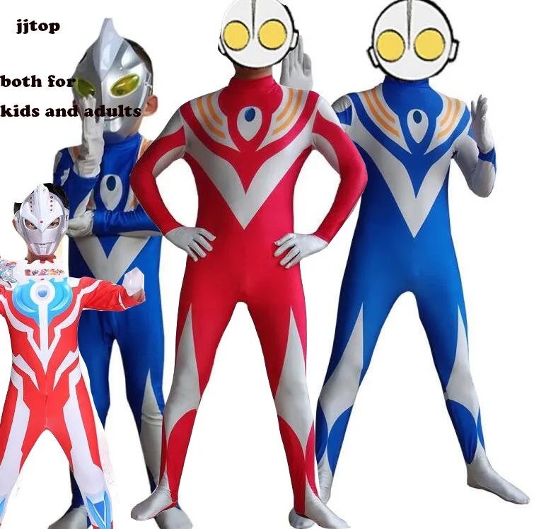 Костюм на Хэллоуин Fantasia для взрослых мужчин комбинезон из лайкры костюм Ultraman с