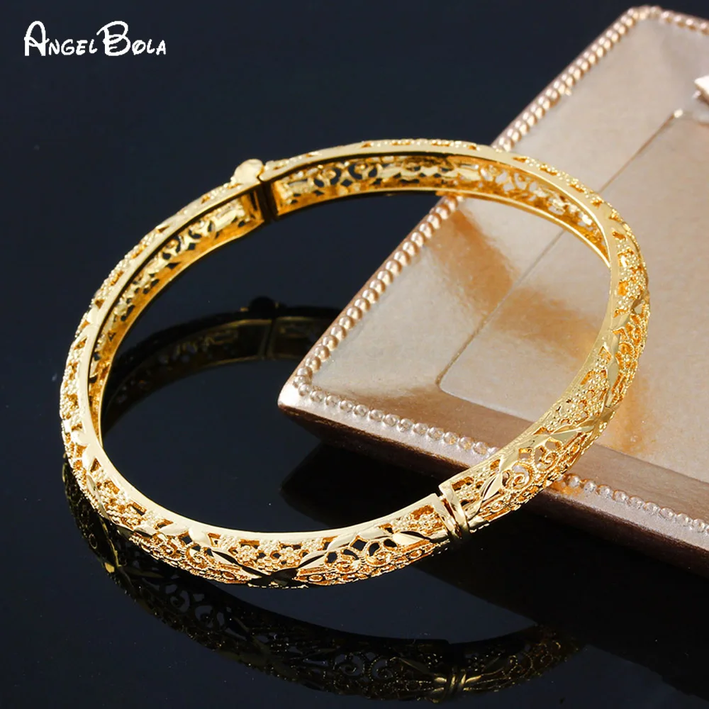Исламские мусульманские модные золотые роскошные женские браслеты Ближний