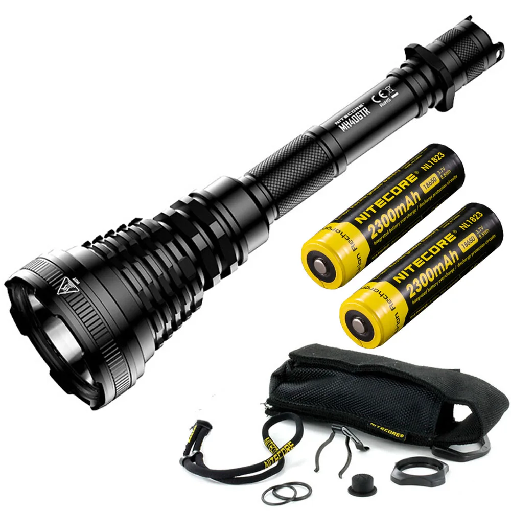 MH40GTR NL1823 NITECORE MH40GTR DC зарядный светильник-вспышка CREE XP-L HI V3 max 1200 люмен луч бросок 1004 м тактический фонарь для охоты спортивный светильник - Испускаемый цвет: MH40GTR NL1823