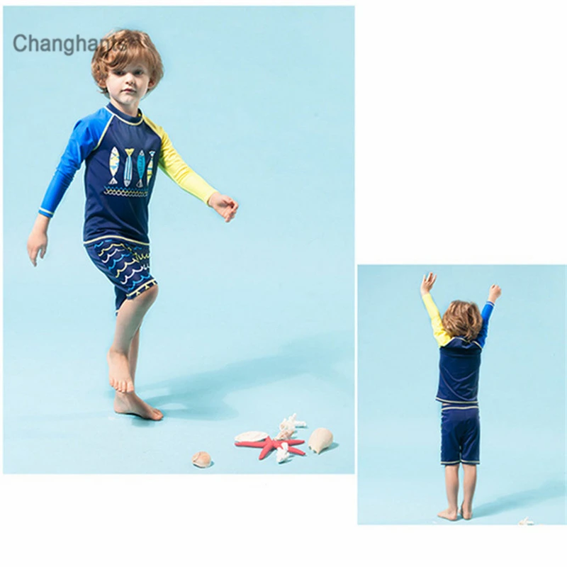 От 2 до 10 лет Одежда для мальчиков с длинным рукавом сыпь гвардии Двойка малышек