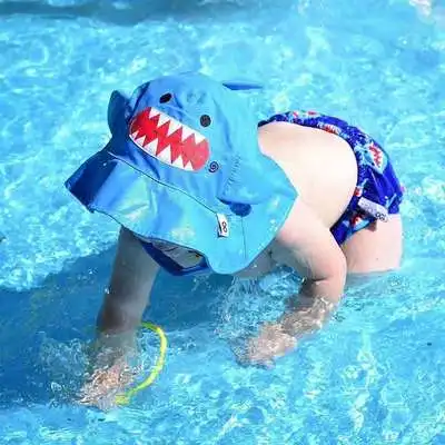 2020 Summer Cute Baby/Toddler Girls Boys Reusable Sun Hat &amp Swim Diaper Set 2-Piece Swimsuit With UPF 50+ Protection Hot |