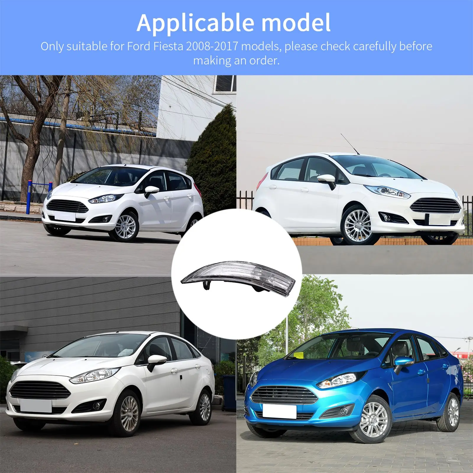 

Plastic Car Rear View indicator Lamp Car Rear View Mirror Lamp Durable Car Turing Warning Light for Car Car Rear View Mirror