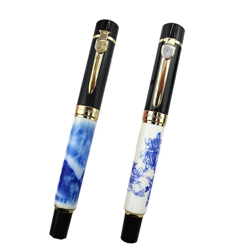 Керамическая Шариковая ручка Jinhao 650 черный стержень подарок для письма