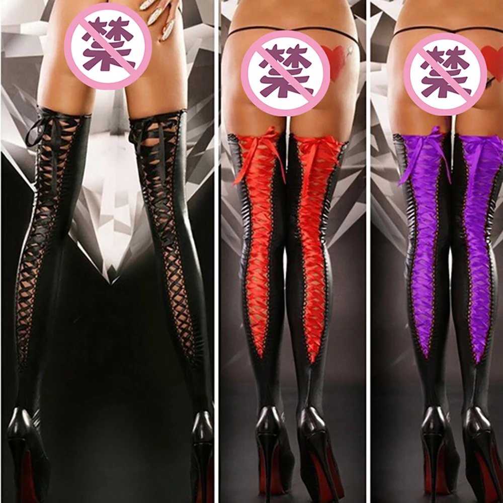 

Women's Sexy Fishnet Stocking Thigh High Hot Sheer Lace Top Sexy Stockings Hosiery Nets Stay Up For Women Party 2021