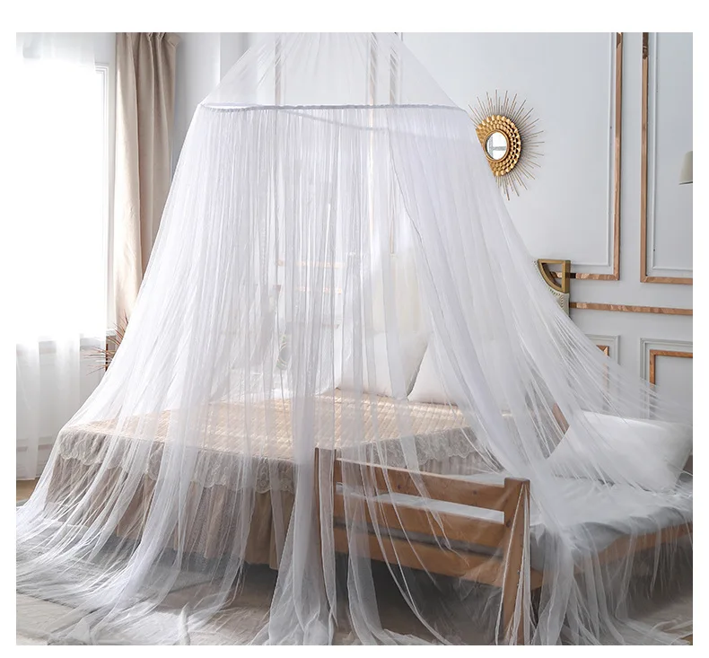 Однотонный навес для кровати домашний декор большая от комаров детской