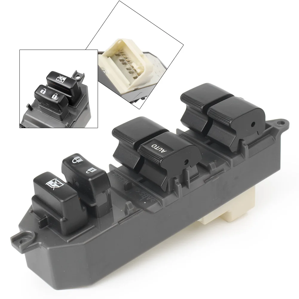 Автомобильный черный электрический выключатель управления окном кнопки