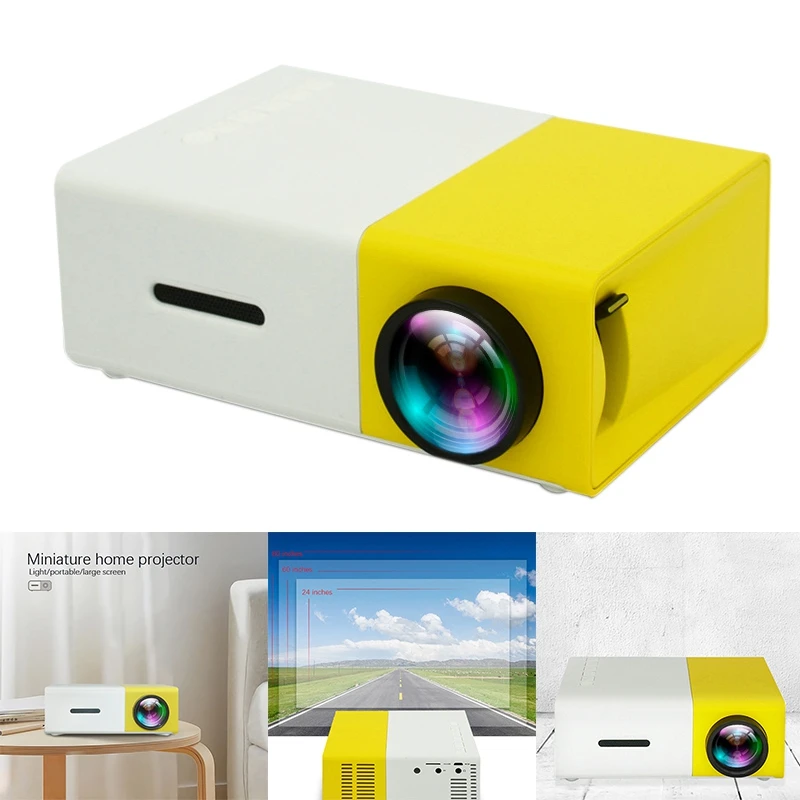 

Светодиодный проектор HOT-YG300, HD 1080P, поддержка ПК, ноутбука, USB-накопитель, USB/SD/AV/HDMI вход для видео/фильма/игр