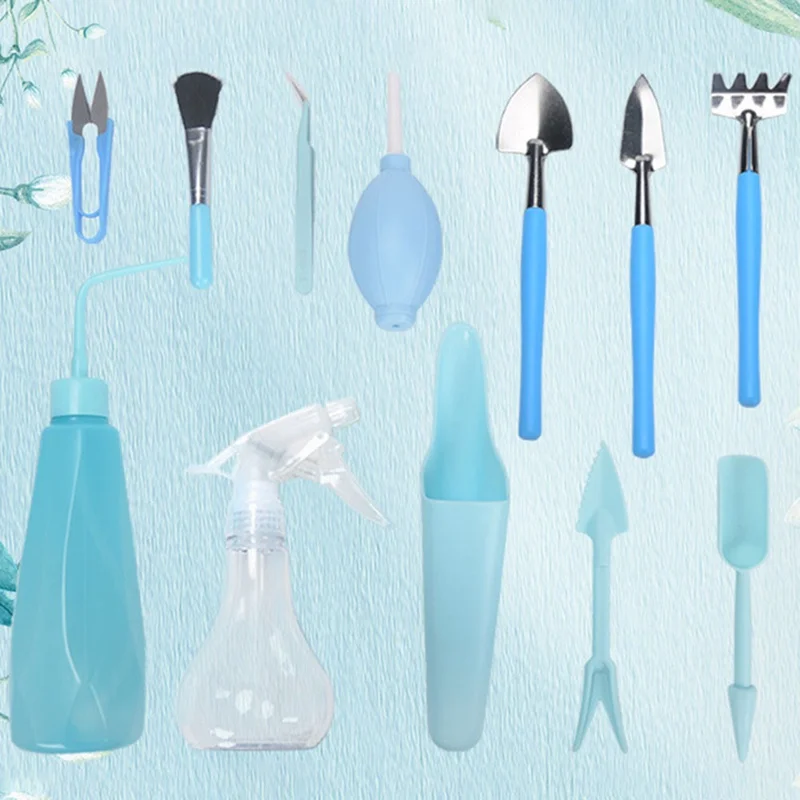 

12 Pieces Succulent Planting Tool Set Mini Gardening Supplies Garden Hand Transplanting Miniature Potted Planting Cactus Tools