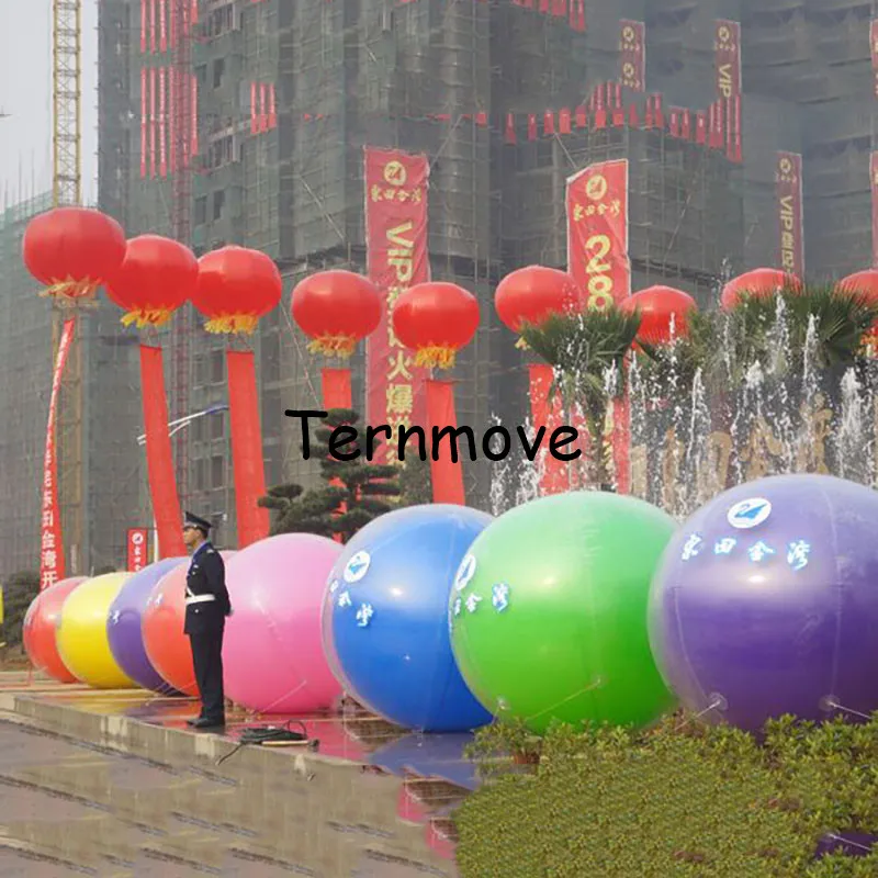 Гигантский двухслойный воздушный шар из ПВХ оптовая продажа рекламный 0 18 мм