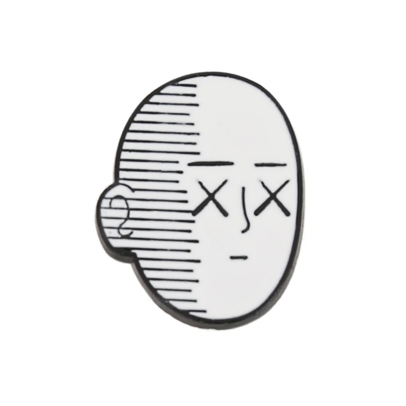 Эмалированная булавка в стиле аниме One Punch Man мультяшная грустная фигурка