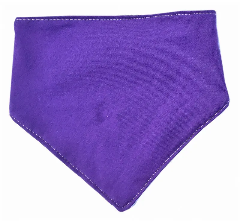 purple Детская бандана BibDrool Bib, синий темно-синий в полоску Хикори, фиолетовый деним, шарф нагрудник, детский нагрудник, мальчик, девочка, супер мягкий хлопок - Цвет: purple
