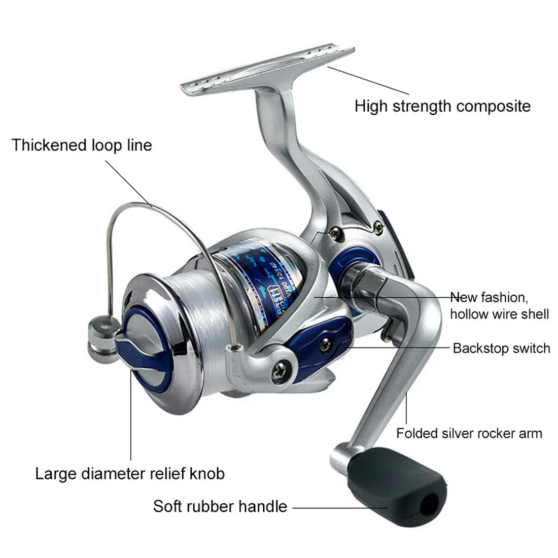 Катушка спиннинговая для удочки катушка карпа рыболовные принадлежности