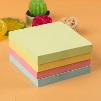1pcs simple color memo pad n time stickers creative stationery sticky note note paper wholesale note pad