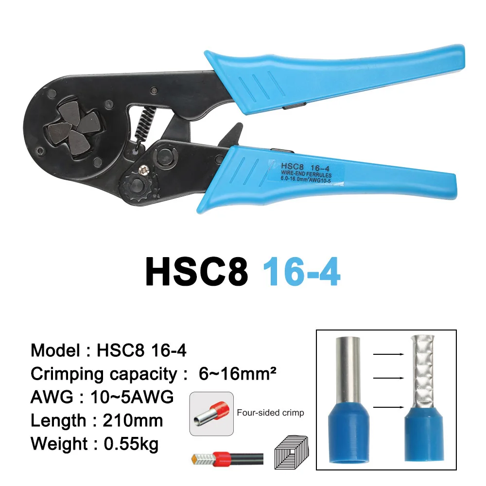 Новые мини плоскогубцы HSC8 6 6C 4 саморегулируемые обжимные 0 25 10 мм