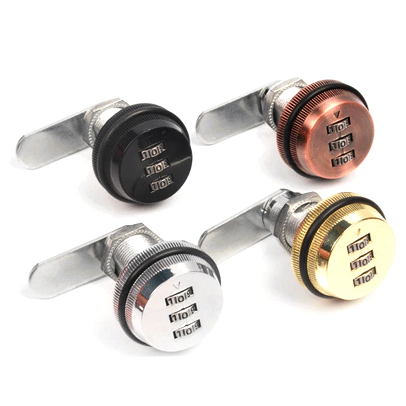 Комбинации замок шкафа черный/Серебристые Кулоны из сплава цинка с пароль замки