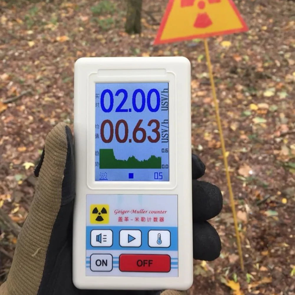 

BR-6 Nuclear Radiation Detector Gamma Dosimeter Professional X-ray Display Screen Beta High Sensitive Geiger Counter Personal