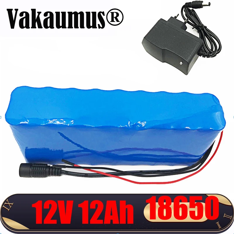 Высококачественный литий ионный аккумулятор 12 В + зарядное устройство Ач 18650