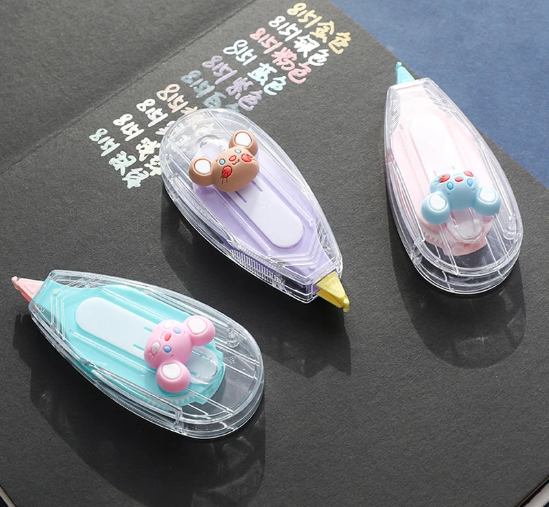 1 Piece Fashion Design Cute Cartoon School Student Correction Tape Office Writing Correct Tools Buy 2 PCS Send Gift | Канцтовары для