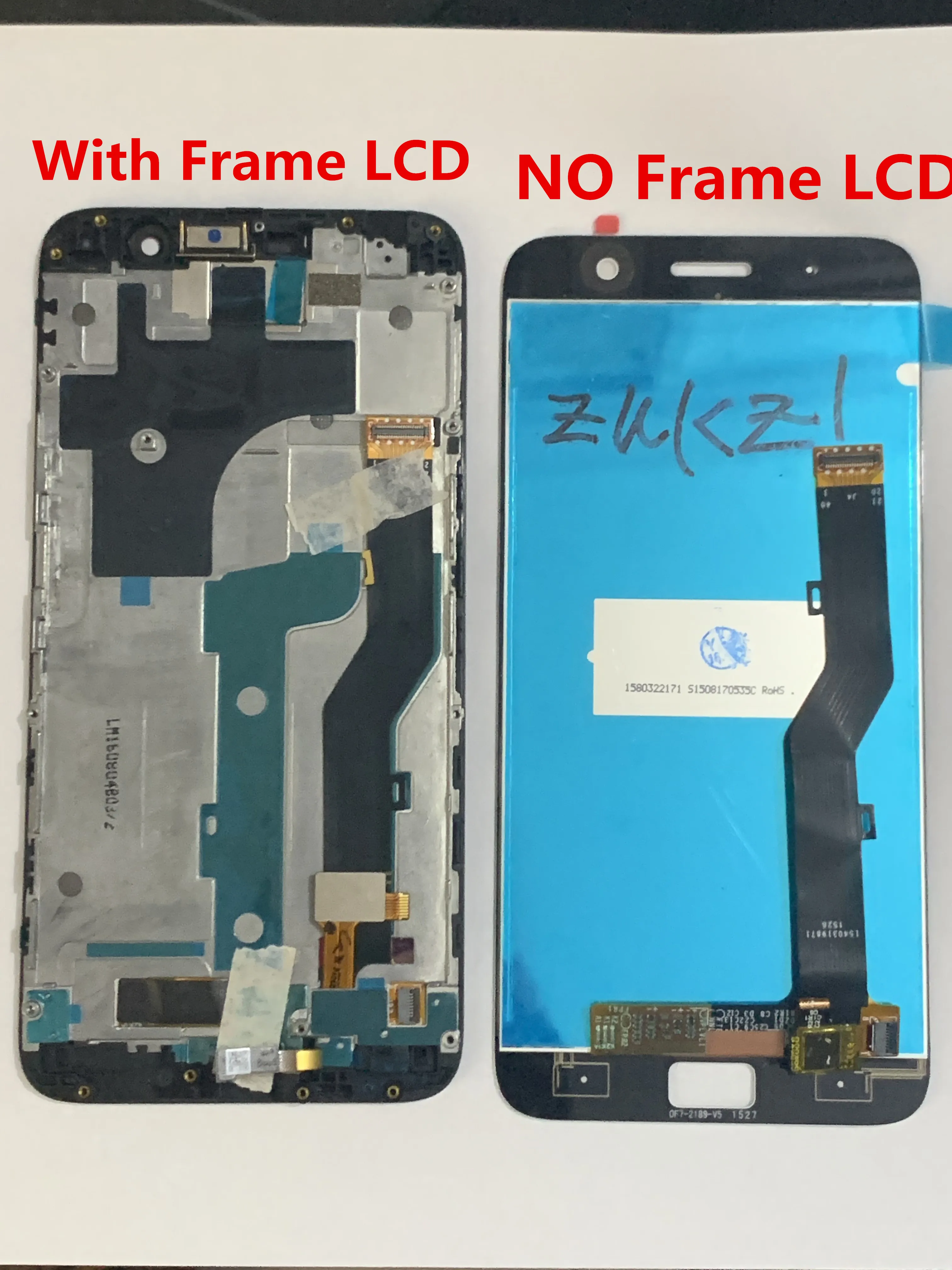 ЖК дисплей с сенсорным экраном и дигитайзером в сборе рамкой для Lenovo ZUK Z1 запасные