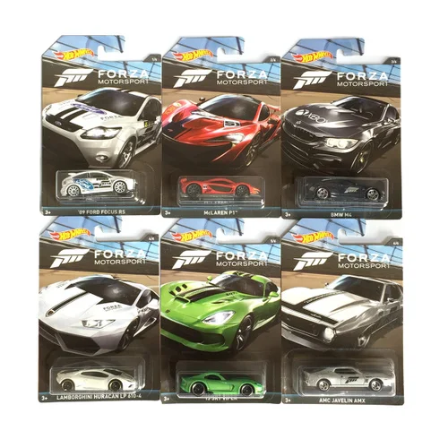 DWF30-6pcs Оригинальная машина Hot Wheels 1: 64 Коллекционное издание 50-летие рамбогини Хонда Форд металлическая литая под давлением 1/64 модель автомобиля игрушка - Цвет: DWF30-6pcs