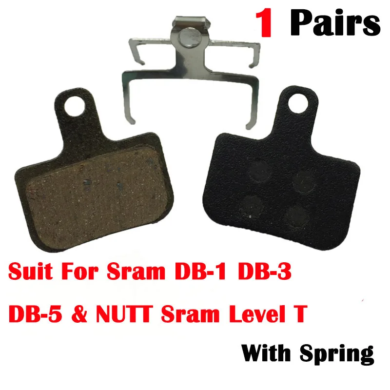 

1 Pair MTB Bicycle Disc Brake Pads Resin Suitable For Level NUTT SRAM DB-1 DB-3 DB-5 NUTT Disc Brakes Sram level T Brake Pads