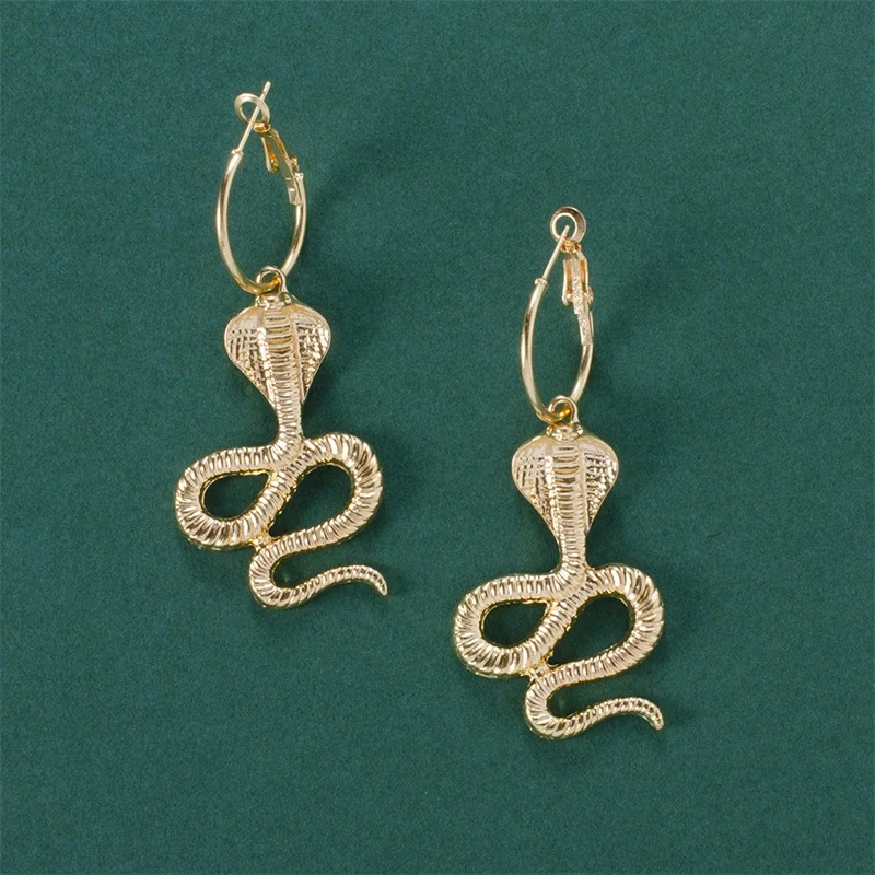 2 шт./компл. женские серьги личности в британском ретро стиле животного простой