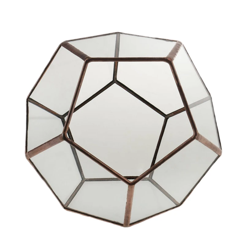 Стекло пятиугольник геометрический Террариум контейнер подоконник Декор