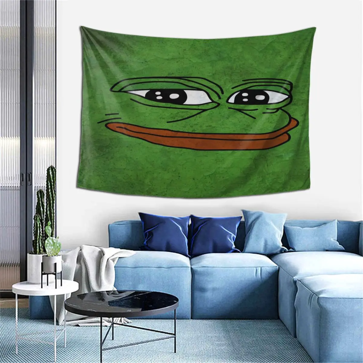 Ковер Pepe с принтом лягушки в стиле бохо декоративный ковер для пикника дорожная