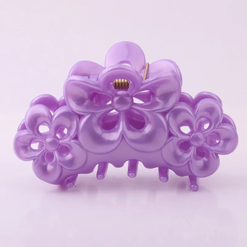 Заколка для волос Прозрачная в форме цветка 9 см| |