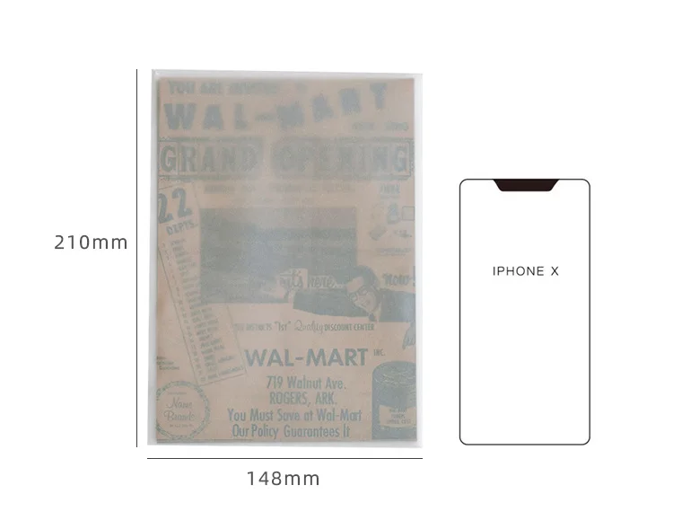 10 листов/упаковка бумажные конверты из серной кислоты|Канцелярские наклейки| |