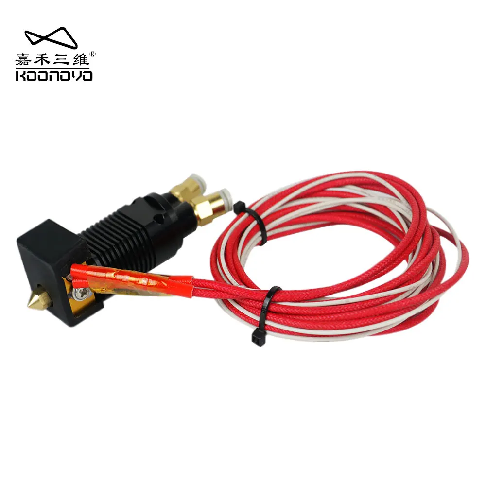 3D принтер 2 в 1 OUT Hotend Kit KOONOVO двойной экструдер с подогревом двухцветная печать для