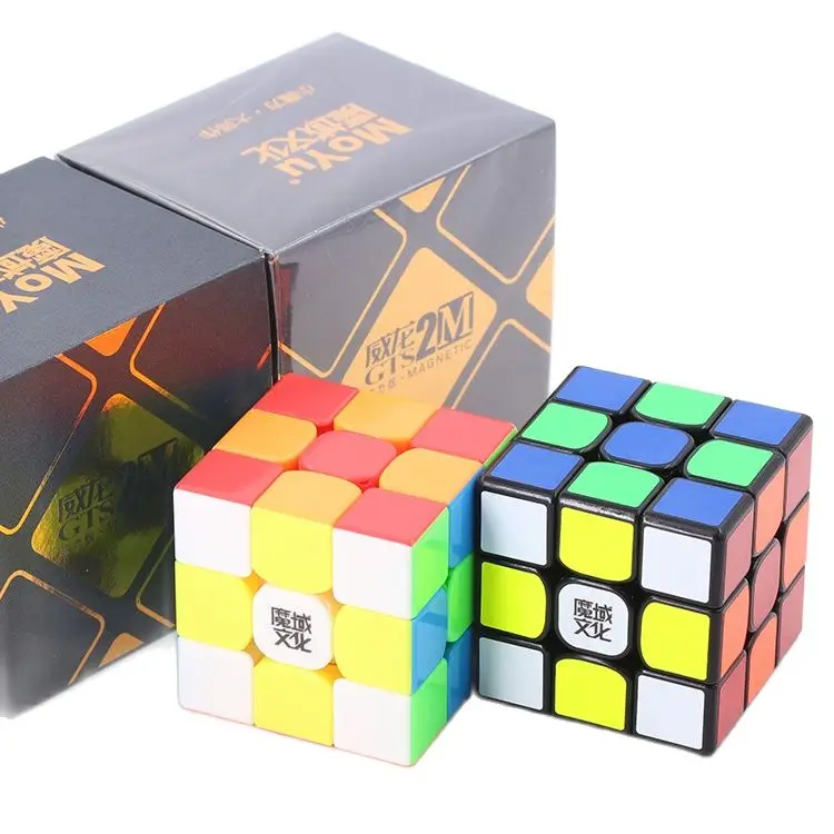 Hot Selling MoYu Weilong GTS V2 Magnetic 3x3x3 Magic Cube Professional GTS2 M 3x3 Speed Educational Toys Games | Игрушки и хобби