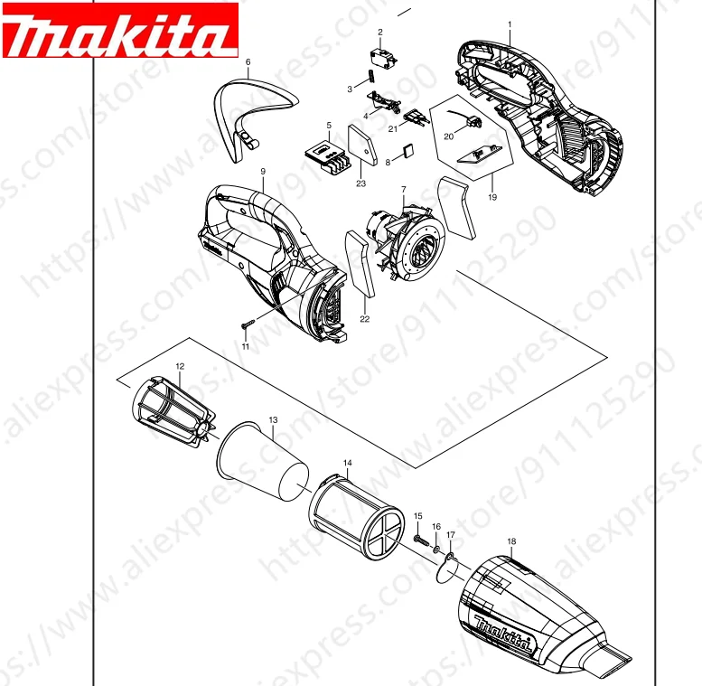 

Maktia for CL106 Rotor switch stator handle housing bearing Spindle gear (Consult customer service)