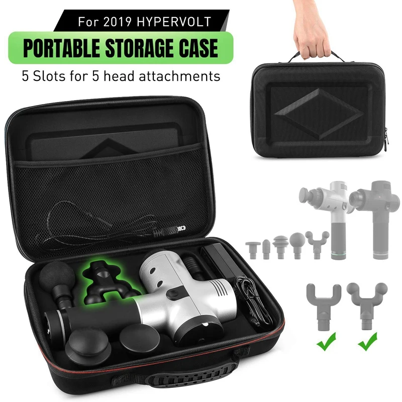 Organize Protective Case for Hyperice Hypervolt Plus Portable Storage Bag Shockproof Dustproof Travel Bussiness |
