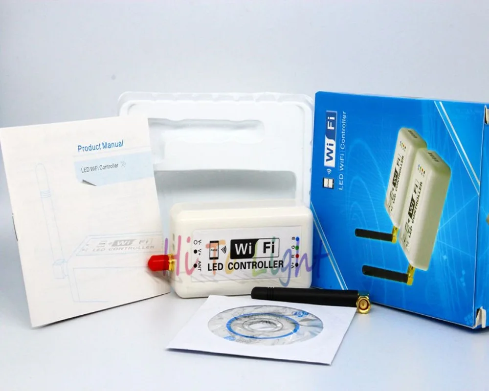 Контроллер Wifi370 для iPhone Android/IOS светодиодный Wi-Fi контроллер диммер RGB Светодиодная