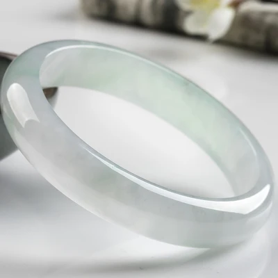

Браслет из Мьянмы jadeite 54-64 мм светильник-зеленый, Элегантные украшения принцессы для матери и девушки