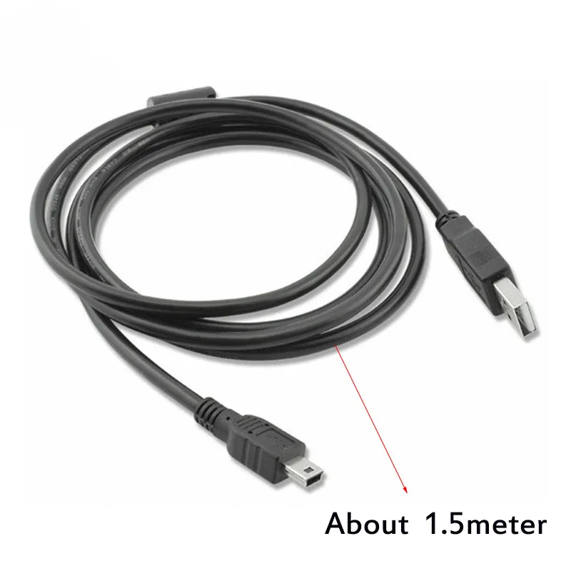 1 шт. мини USB 2 0 кабель 5Pin Mini к кабелям для быстрой зарядки и передачи данных MP3 MP4