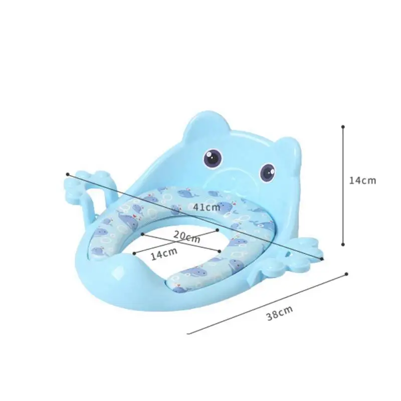 

Toilet Seat Kids Baby Potty Training Seat with Armrests Slip-proof Fall Infant Safety Urinal Chair Cushion Removable Toilet