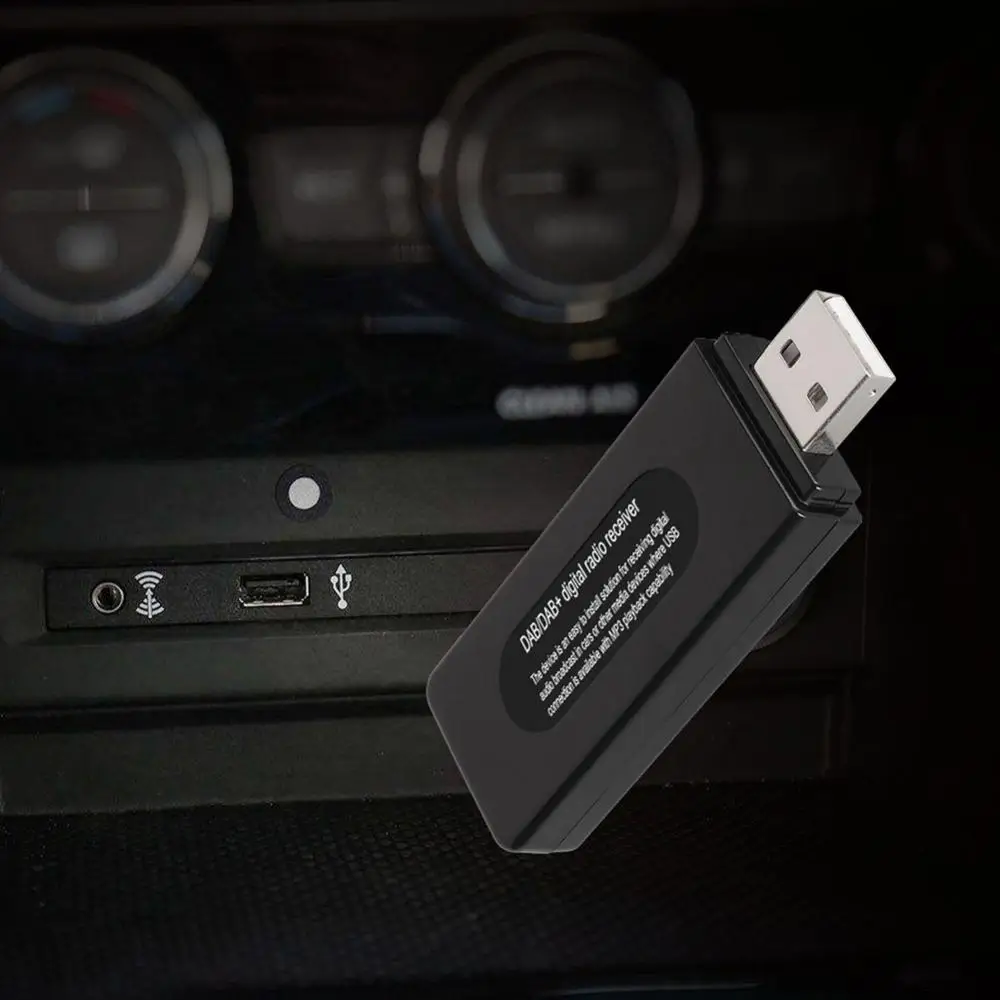 Универсальный Автомобильный цифровой радиоприемник USB DAB FM Частотная точка