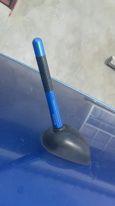 Стайлинг автомобиля 12 см короткая радиосигнальная антенна из углеродного