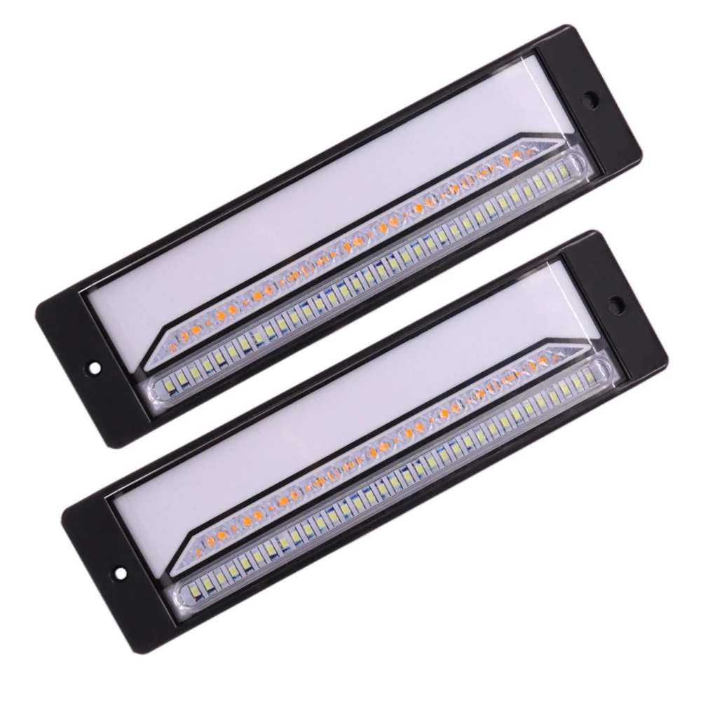 

2pcs 147 LED Waterproof Turn Signal Light Kit RV Rear 12V Stop Turning Taillight Sign Reverse Lights For Truck Trailer