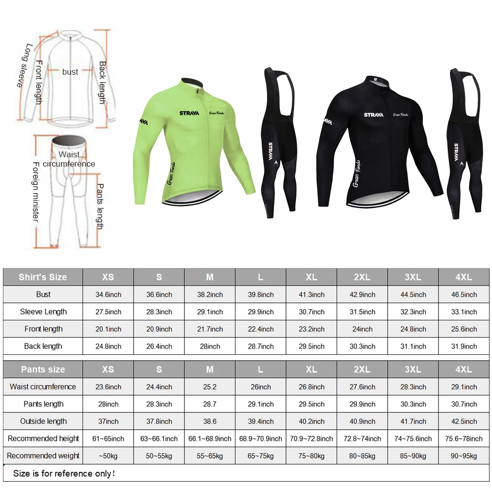 

Breathable MTB Bike Cycling Clothes Men's Cycling Jersey Suit Cycling Strap Trousers Winter Thermal Fleece Long Sleeve